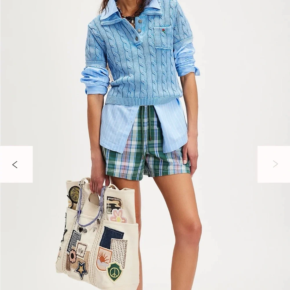 NWT Free People Pocket Polo 100% Cotton Sweater. - Picture 3 of 6